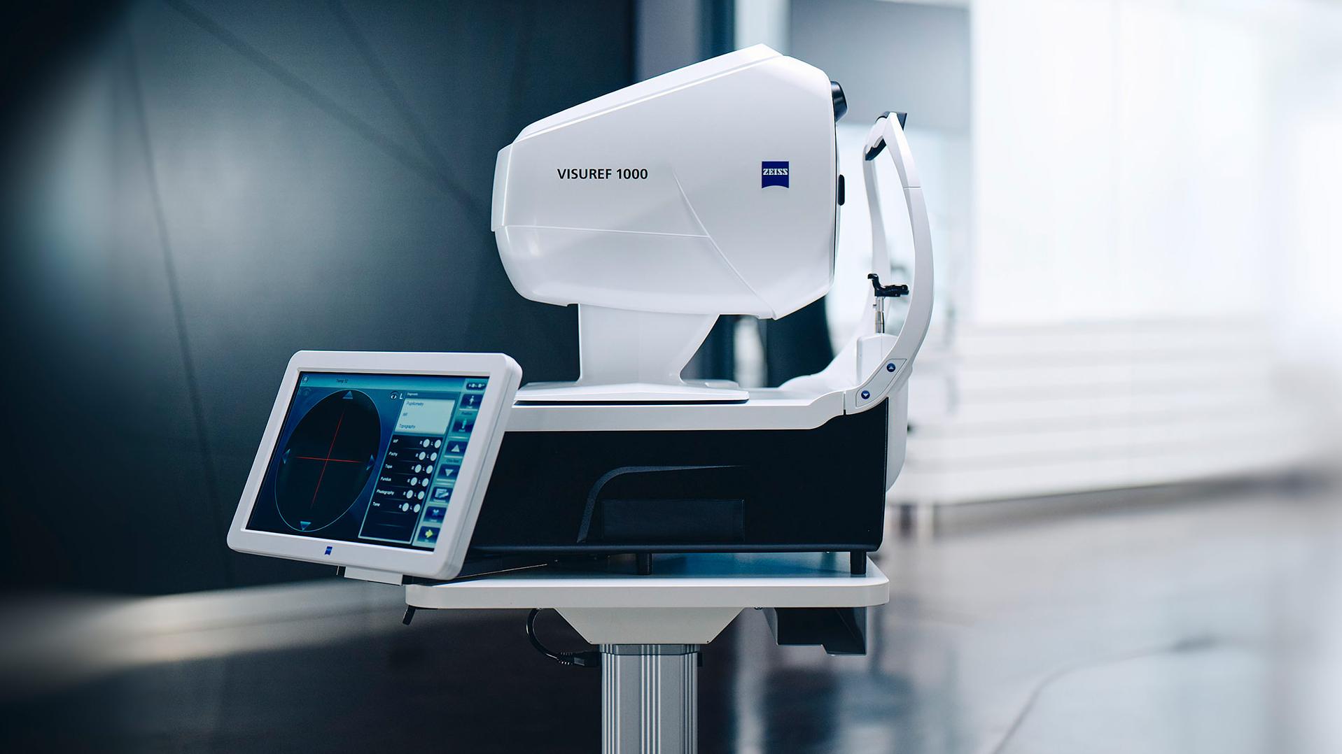 Abbildung: Seitenansicht des ZEISS VISUREF 1000.