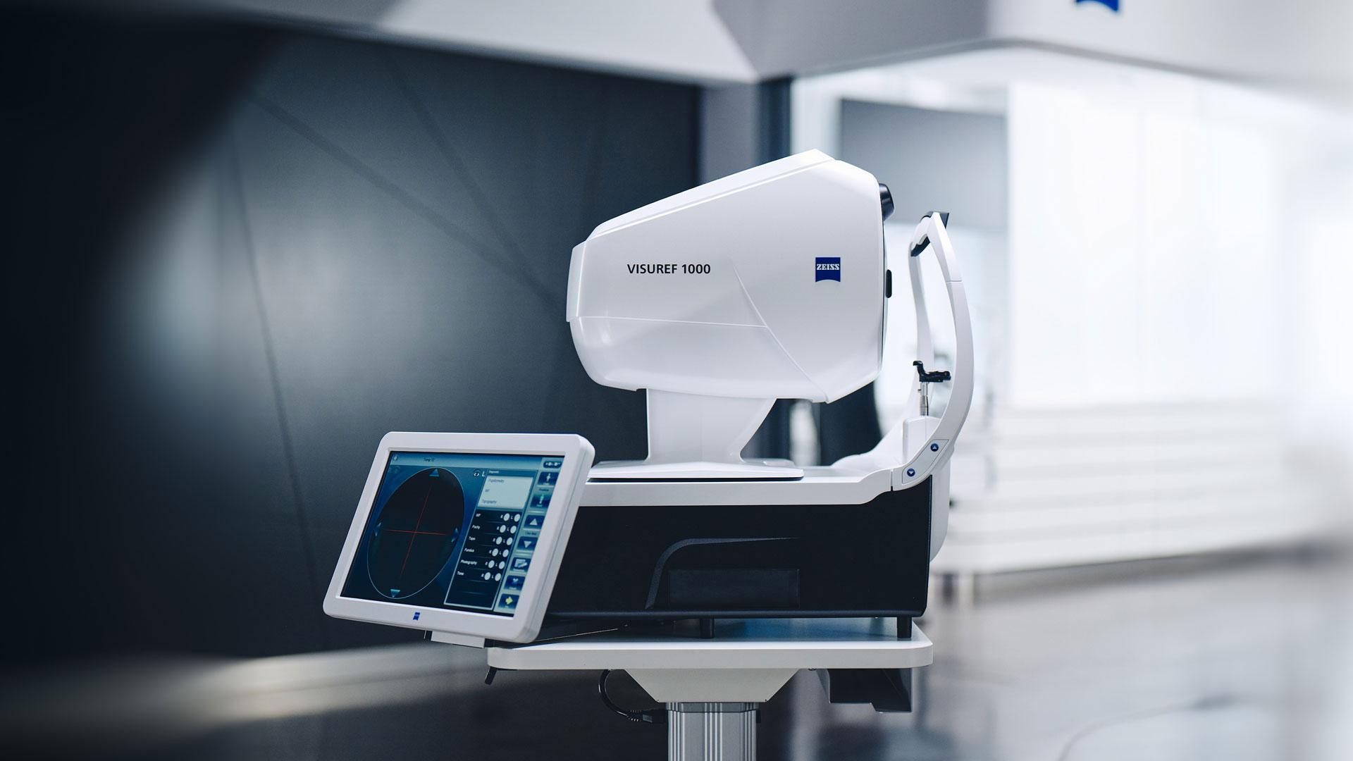 ZEISS VISUREF 1000 in der Seitenansicht