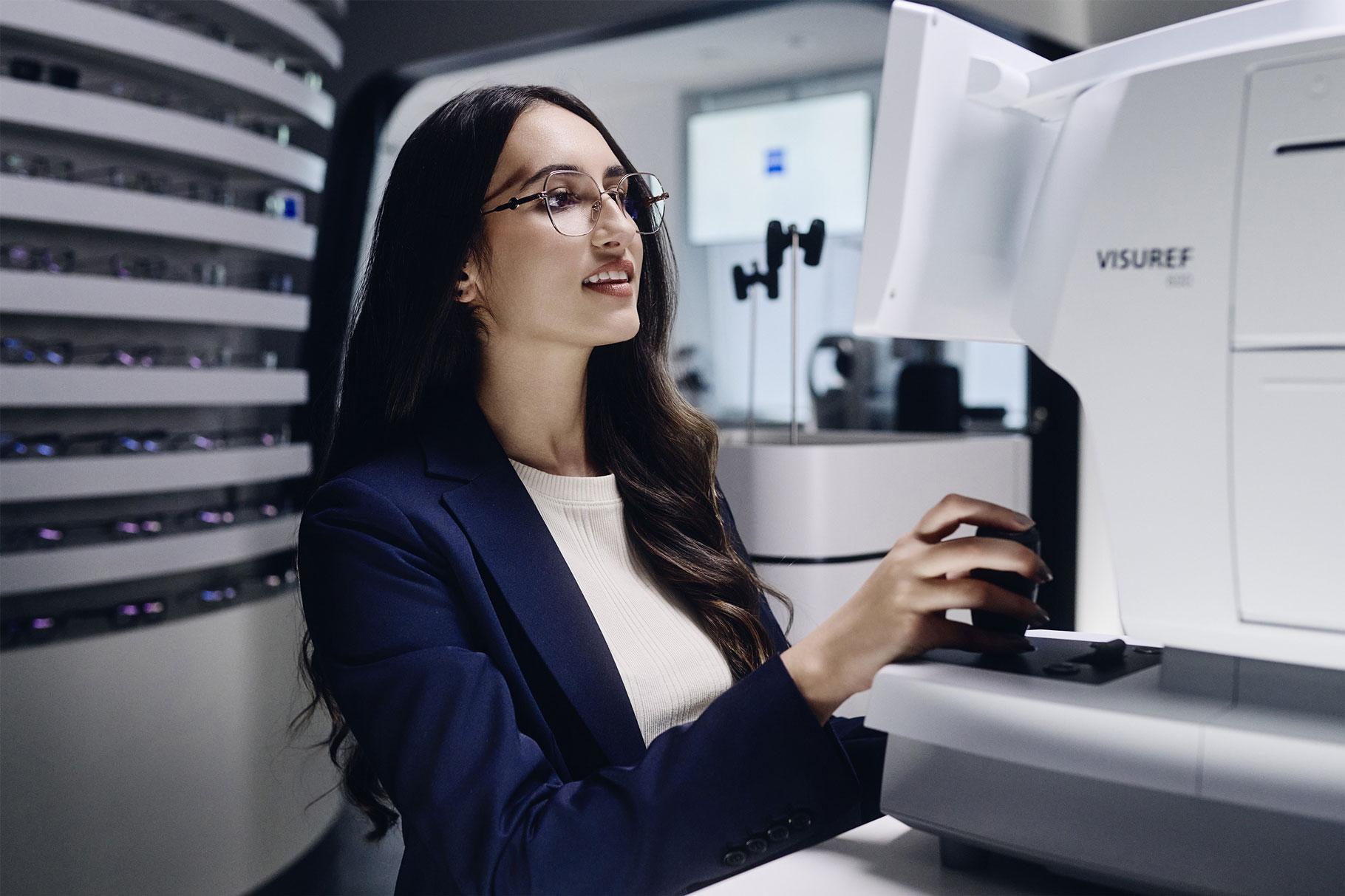 ZEISS VISUREF 600 ist einfach zu bedienen.