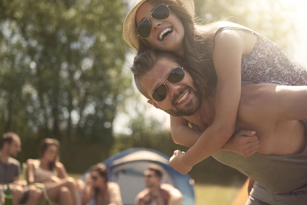 Brille im Sommer