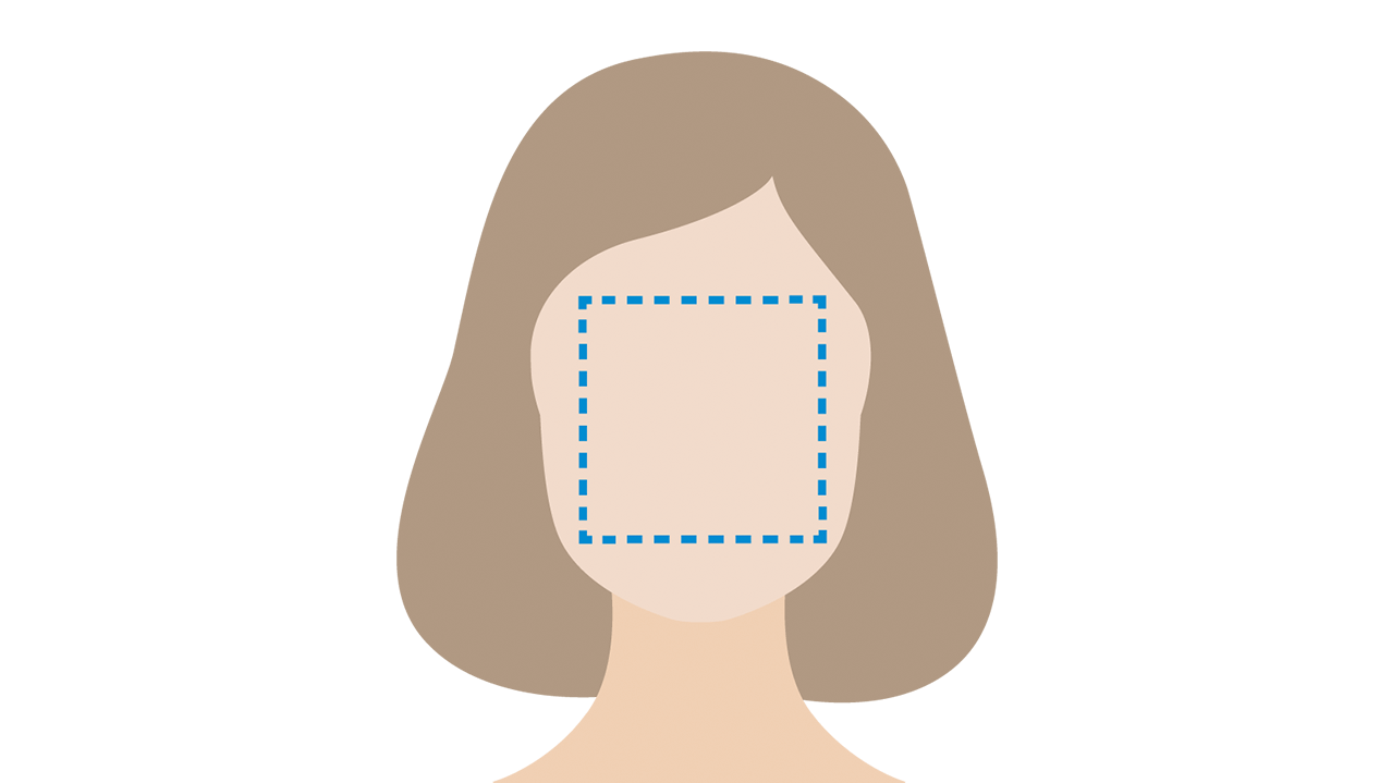 5. Quadratische Gesichtsform