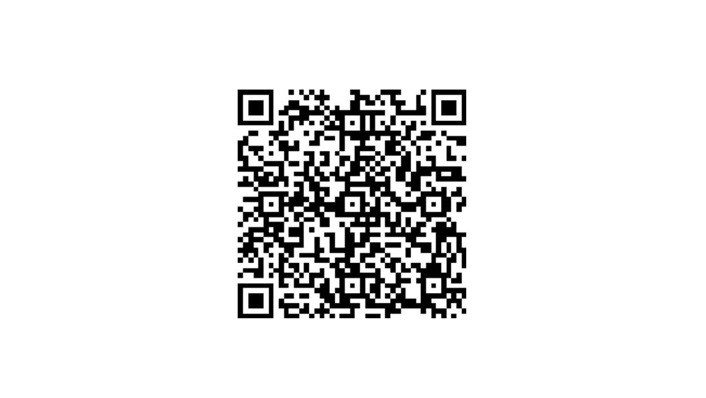 QR Code zum virtuellen Vortrag mit Dr. Dominika Wylezalek über schwarze Löcher