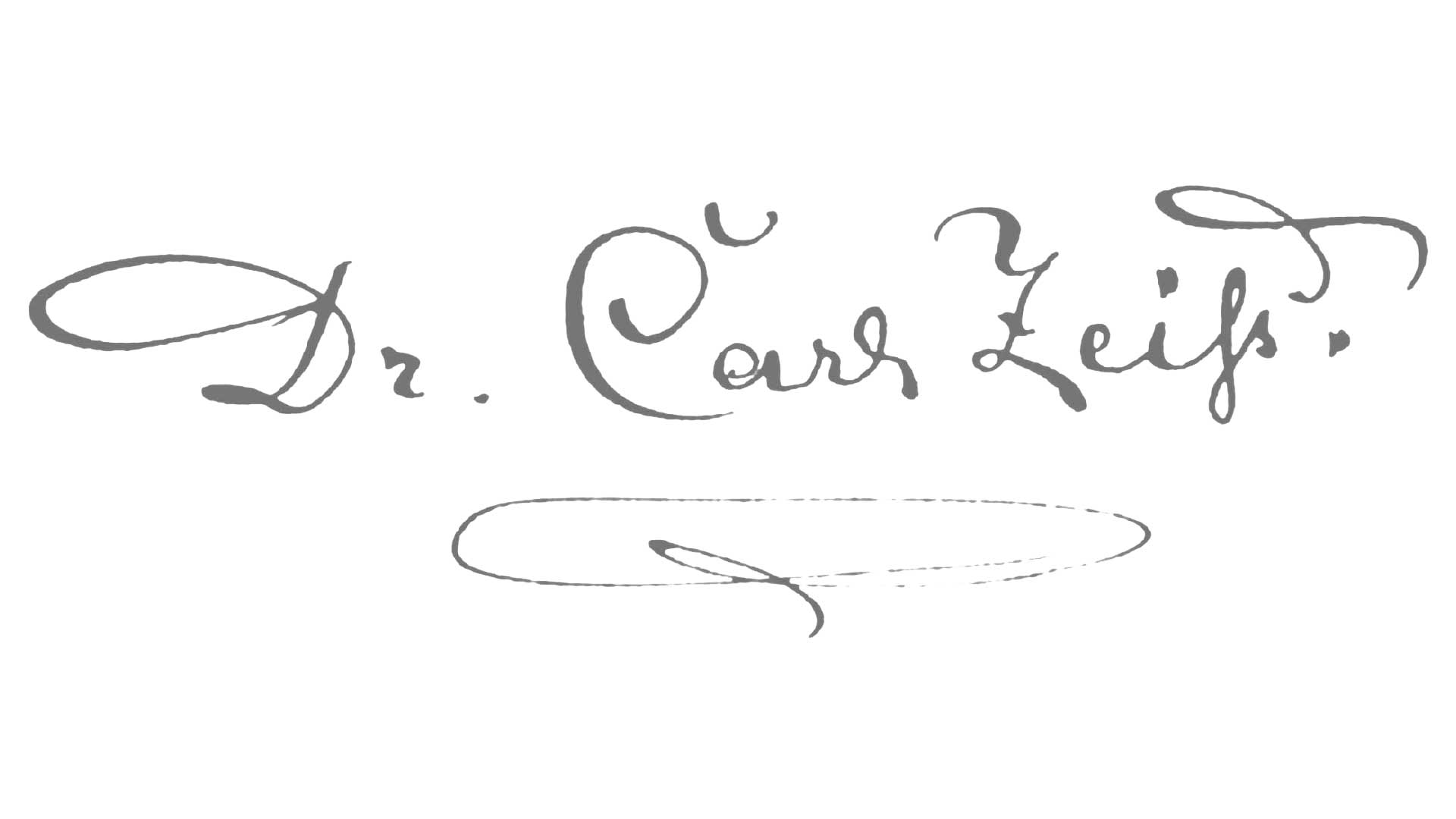 Signatur Carl Zeiss