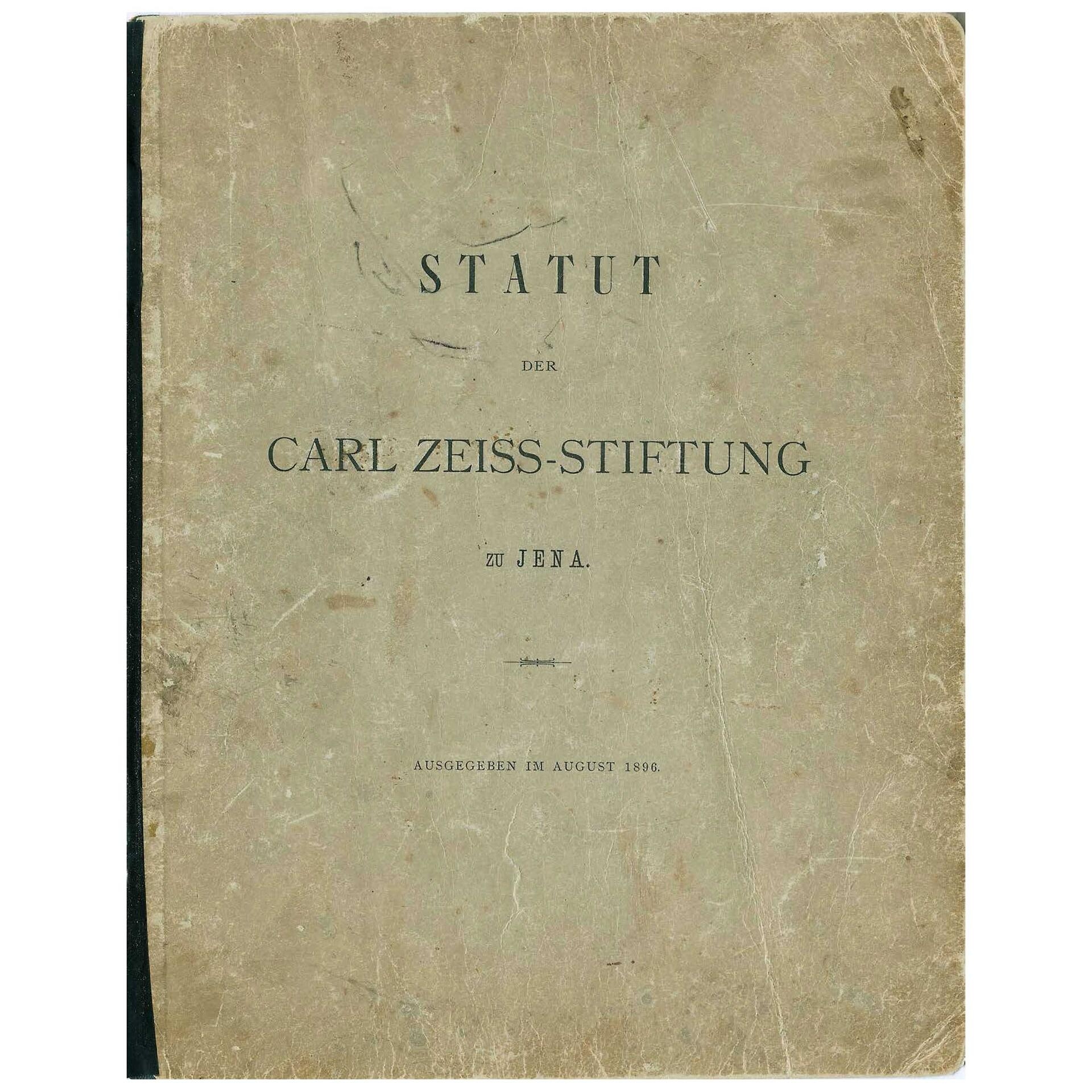 Statut Carl-Zeiss-Stiftung