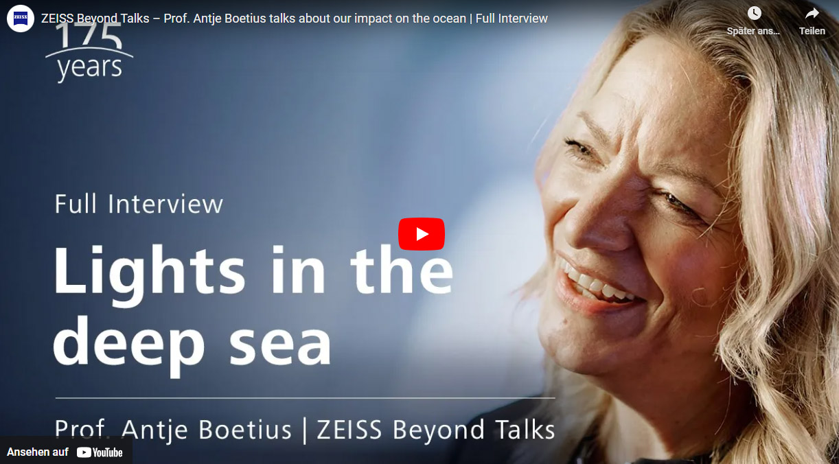 Prof. Antje Boetius über die Tiefsee und unseren Einfluss auf den Ozean