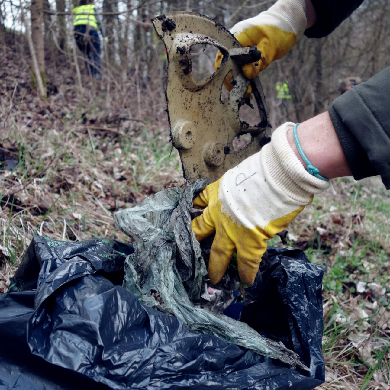 Müll sammeln am Earth Day