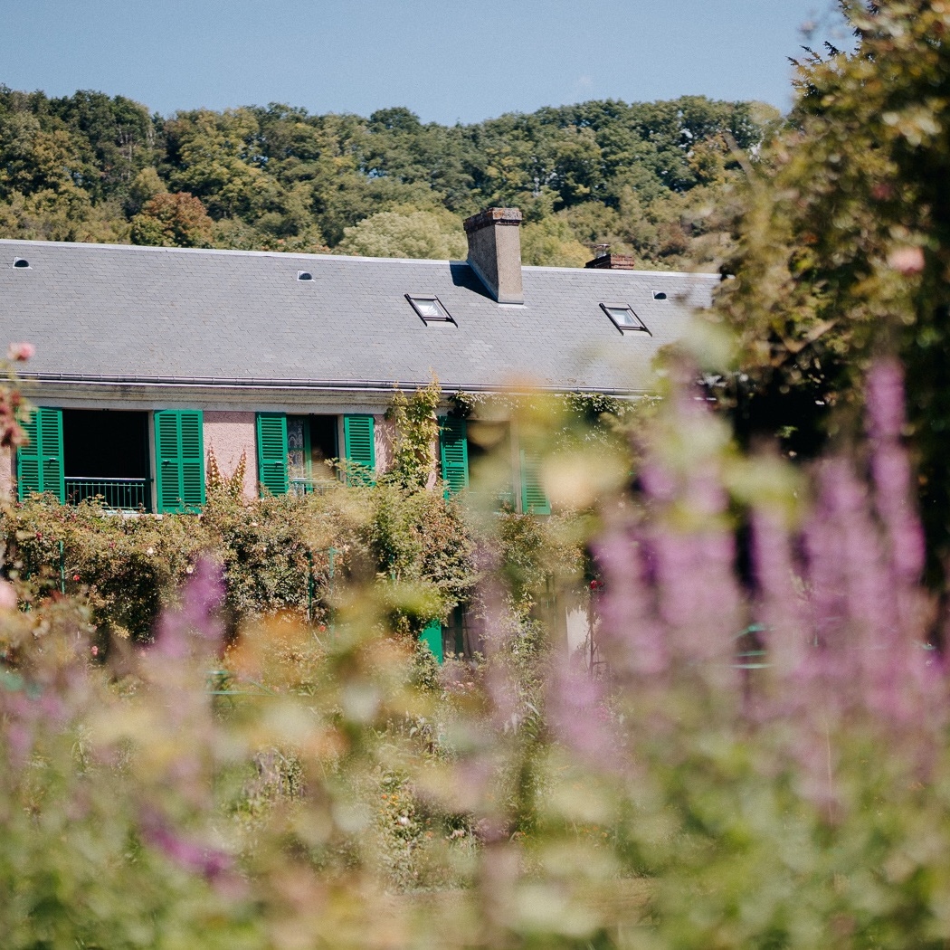 Claude Monet Garten mit Haus