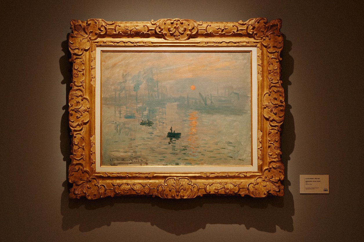 Gemälde Sonnenaufgang, 1872 von Claude Monet