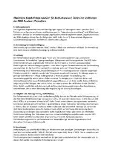 Vorschaubild von Allgemeinen Geschäftsbedingungen