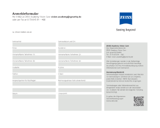Vorschaubild von Anmeldeformular