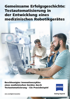 Vorschaubild von Testautomatisierung in der Entwicklung eines medizinischen Robotikgerätes