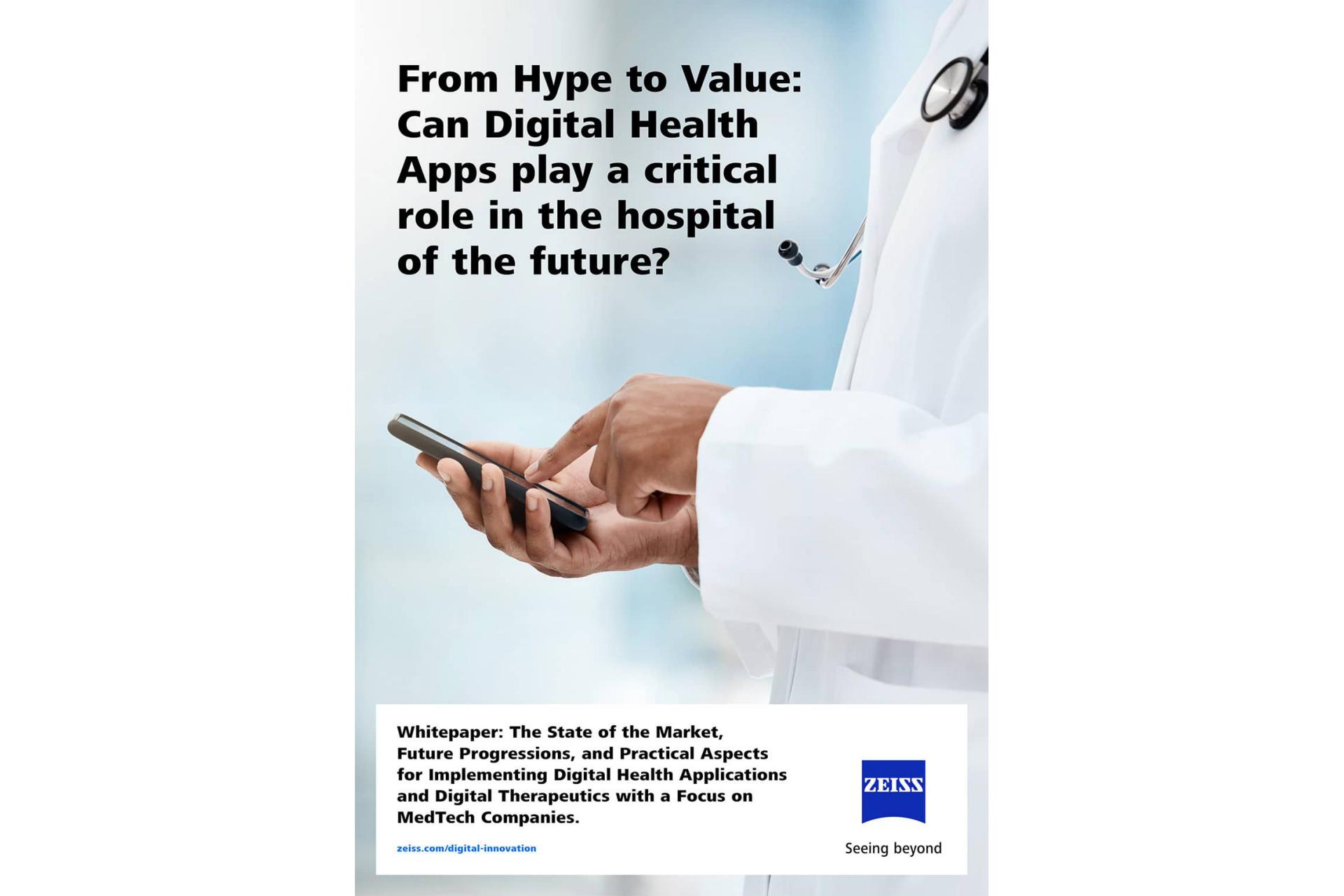 Vom Hype zum Mehrwert: Können digitale Gesundheits-Apps eine entscheidende Rolle im Krankenhaus der Zukunft spielen?