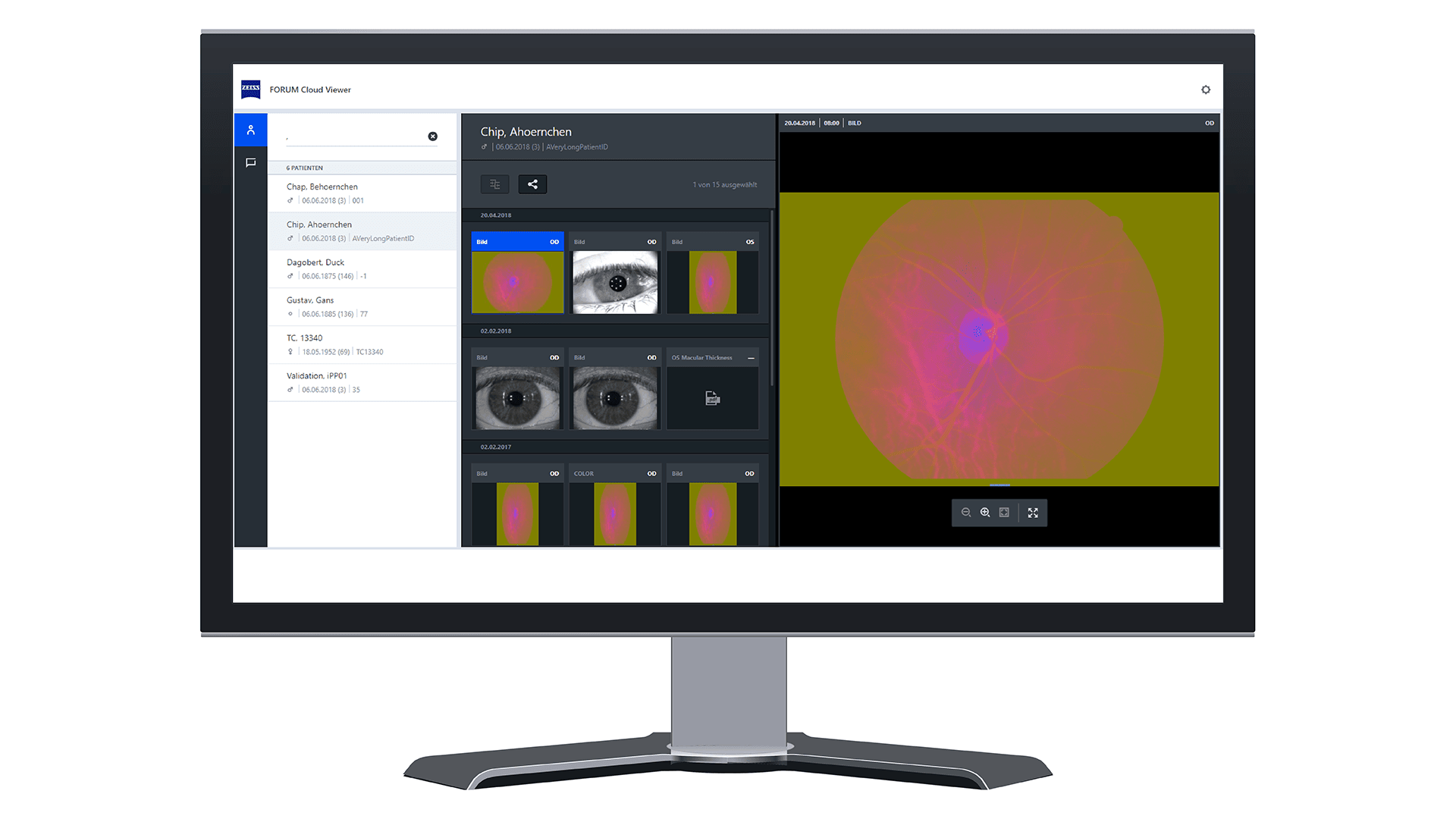 Die ZUi-Komponenten werden für den Großteil der Front Ends der ZEISS Web-Anwendungen verwendet.‘